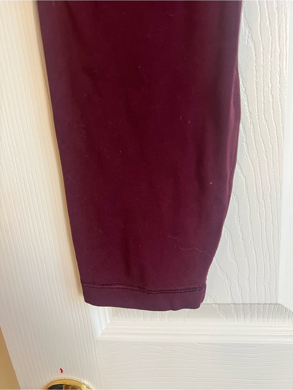 Lululemon Align High Rise Leggings Size 10 Burgundy Wine Red Yoga Pants - Picture 4 of 6